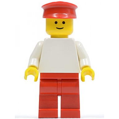 plain white torso with white arms red legs red hat
