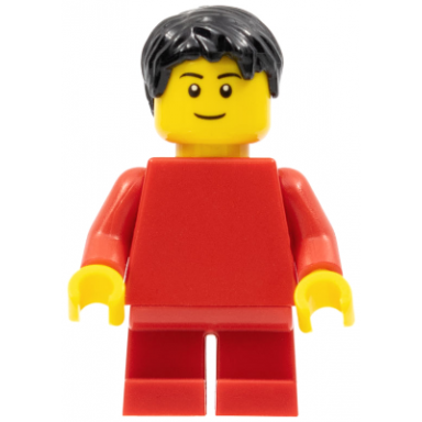 plain red torso with red arms red short legs