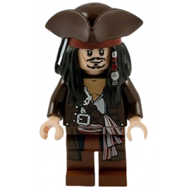 captain jack sparrow with tricorne