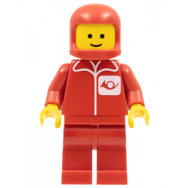 post office - red legs red classic helmet