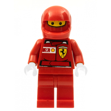 f1 ferrari pit crew member - with vodafone shell torso stickers