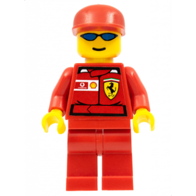 f1 ferrari truck driver - with torso stickers