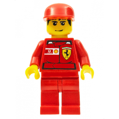 f1 ferrari record keeper - with vodafone shell torso stickers