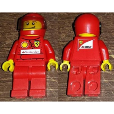 f1 ferrari pit crew tire carrier - with torso stickers