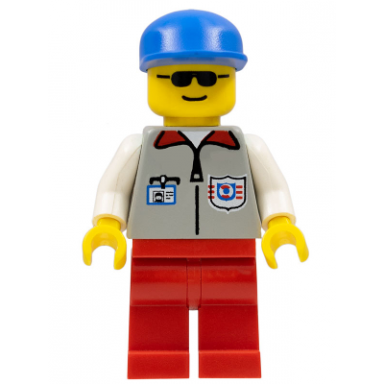 coast guard 1 - red legs blue cap sunglasses
