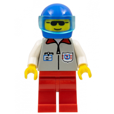 coast guard 1 - red legs blue helmet trans-light blue visor