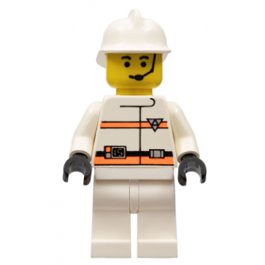 res-q 3 - white fire helmet white hips