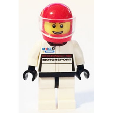 porsche 911 gt driver - red helmet