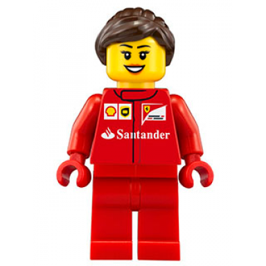 scuderia ferrari team crew member - female