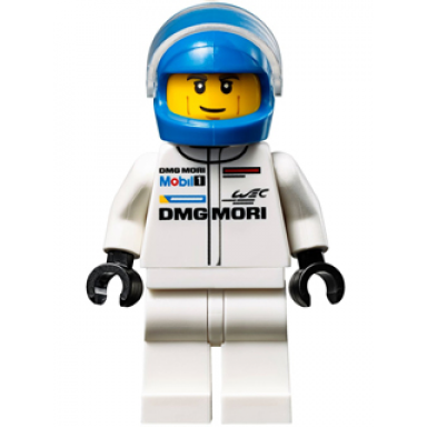 porsche 919 hybrid driver - blue helmet
