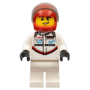 porsche 919 hybrid driver - red helmet