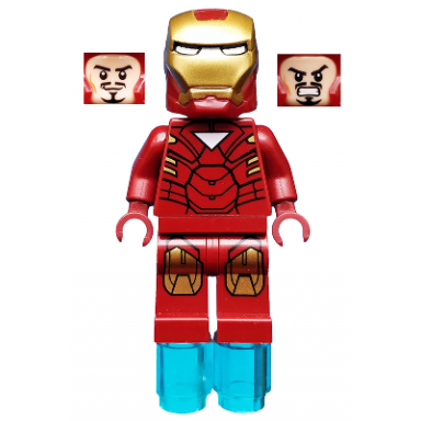 iron man - mark 6 armor small helmet visor foot repulsors