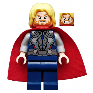 thor - starched fabric cape dark blue legs