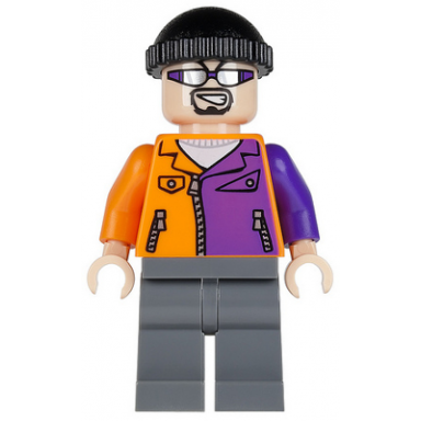 two-faces henchman orange and purple - sunglasses