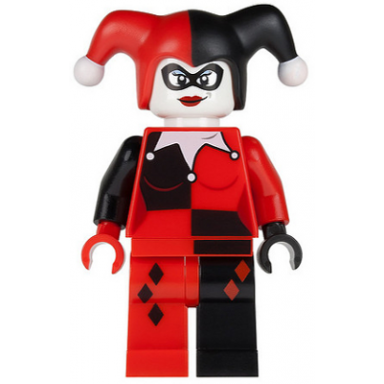 harley quinn - black and red hands