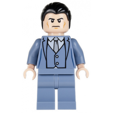 bruce wayne - sand blue suit