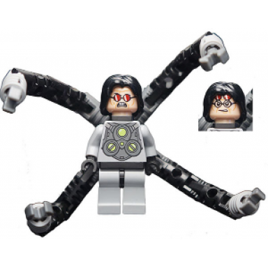 dr octopus otto octavius doc ock - light bluish gray suit mechanical arms