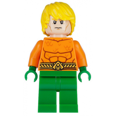 aquaman - yellow tousled hair