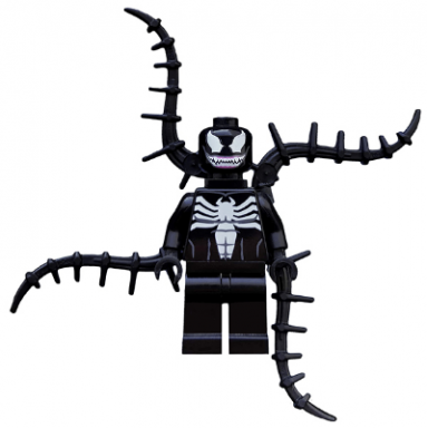 venom - teeth together 4 back appendages spiked