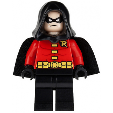 robin - black cape and hood