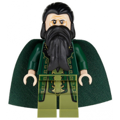 the mandarin trevor slattery - dark green cape