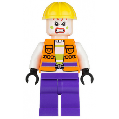 jokers goon - construction outfit orange jacket yellow helmet purple legs