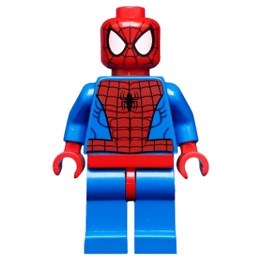 spider-man - black web pattern red hips