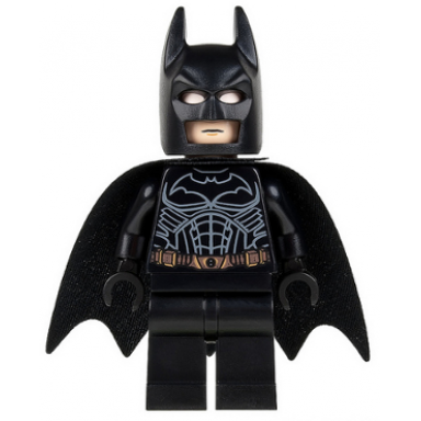 batman - black suit with copper belt type 2 cowl