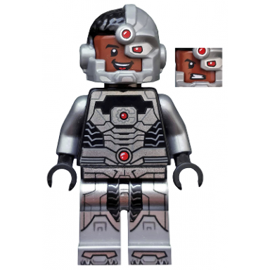 cyborg - black gloves smiling