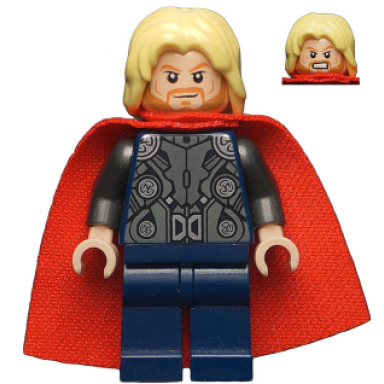 thor - spongy cape dark blue legs