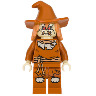 scarecrow dark orange floppy hat