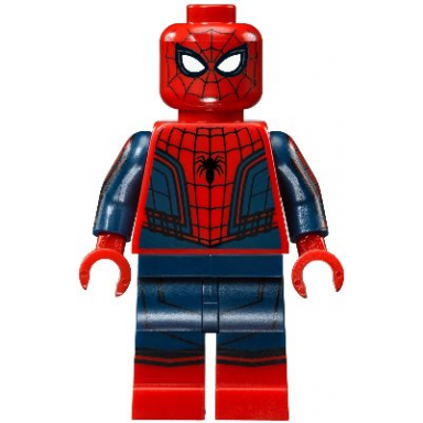 spider-man - black web pattern red torso large vest red boots