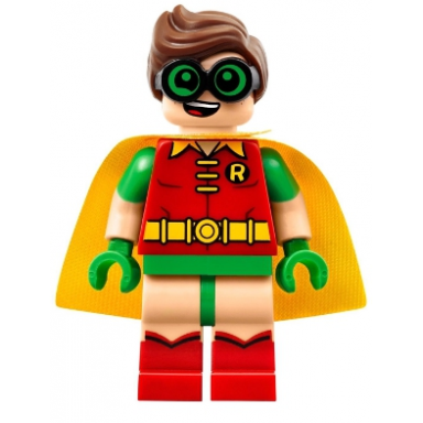 robin - green glasses smile scared pattern
