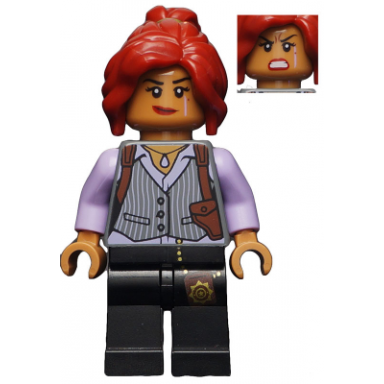 barbara gordon - pinstripe vest