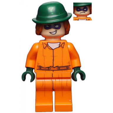 the riddler - orange prison jumpsuit
