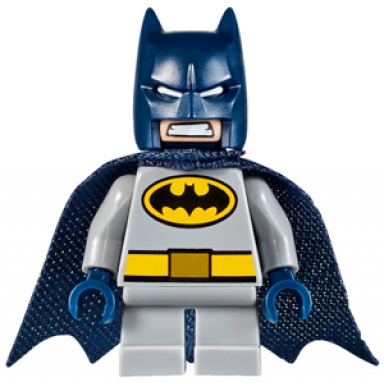 batman - short legs dark blue cape