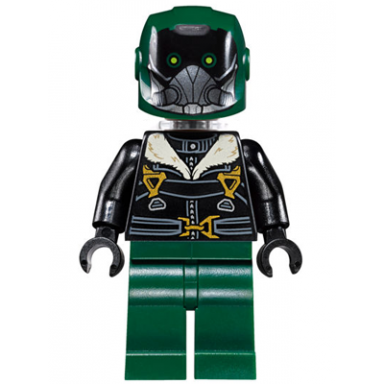 vulture - dark green flight suit black bomber jacket