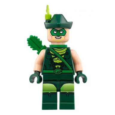 green arrow - hat with feather