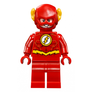 the flash - gold outlines on chest