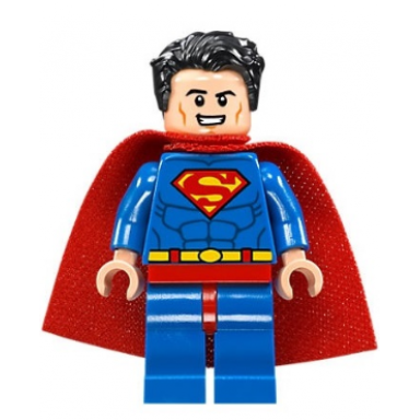 superman - blue suit tousled hair