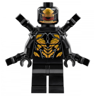 outrider - extended arms torso with long dark bluish gray tips at neck