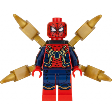 iron spider-man - mechanical arms with barbs