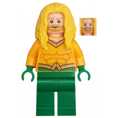 aquaman - yellow long hair