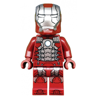 iron man - mark 5 armor trans-clear head