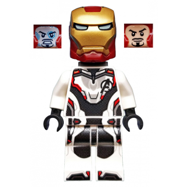 iron man - white jumpsuit neck bracket