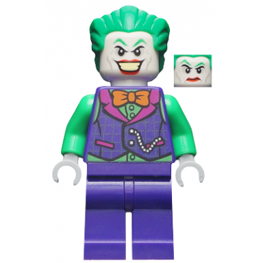 the joker - orange bow tie green arms