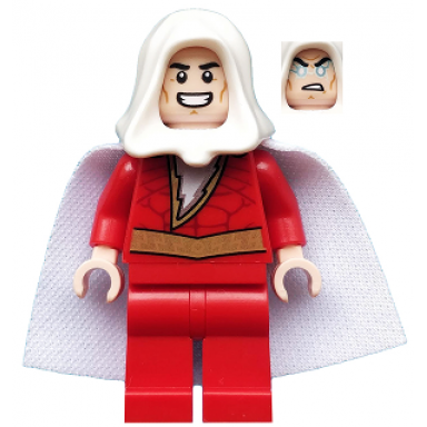 shazam - white hood spongy cape