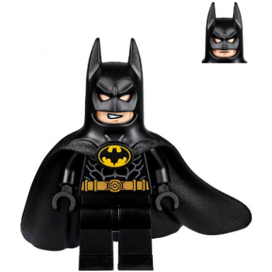 batman - one piece cowl and cape with complex bat logo 1989
