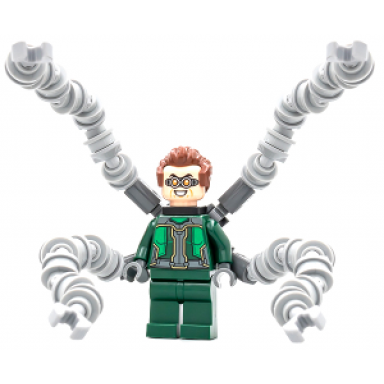 dr octopus otto octavius doc ock - dark green suit mechanical arms with bars
