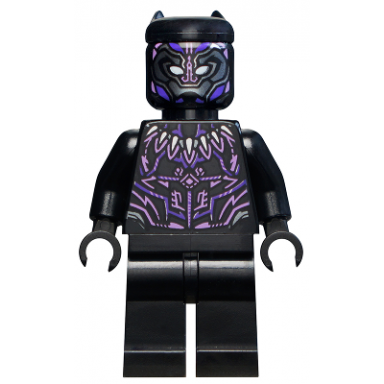 black panther - claw necklace dark purple and lavender highlights
